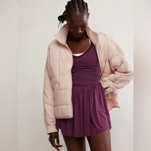 ▪️NWT Free People Pippa Packable Puffer Jacket in Ballet Slipper